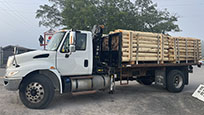 HIAB 088B-3 Pre-owned Crane and International Work-Ready Truck Package for Sale
