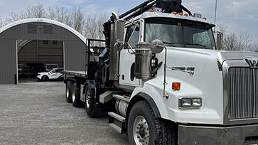 HIAB 322E-6 HIPRO JIB Pre-Owned Crane, Multilift LHT 190.56 Hooklift and Western Star Work-Ready Truck Package - SOLD