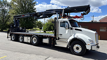 HIAB 515K Drywall Crane with Kenworth Truck Work-Ready Package for Sale