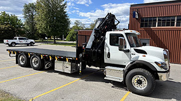 HIAB HiPro 262E-4 Jib Crane with International Truck Work-Ready Package - SOLD