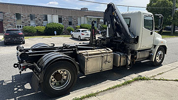 Multilift XR7N Hooklift and HIAB 088 Crane on Pre-owned Hino Truck Work-Ready Package - SOLD