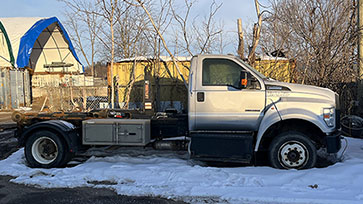 Multilift XR7S Pre-Owned Hooklift on Ford Truck Work-Ready Package for Sale