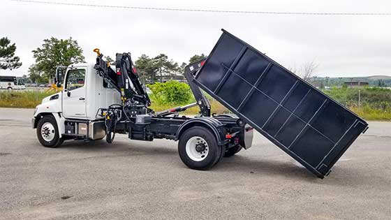 088 B-3 CLX Crane and Multilift XR7N on Hino 338 Truck - SOLD