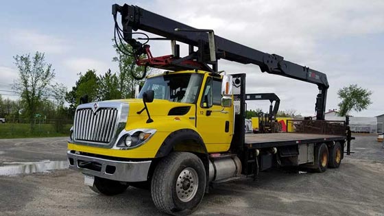 255K Crane and 2012 International Truck Package - SOLD