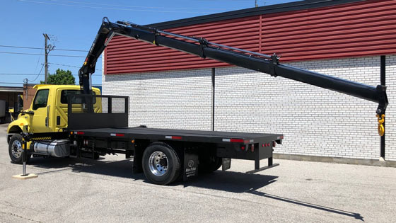 HIAB X-CLX 088B-3 and International Truck Package - SOLD