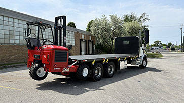 Moffett M8 55.3-10 NX Forklift on Western Star Truck Work-Ready Package