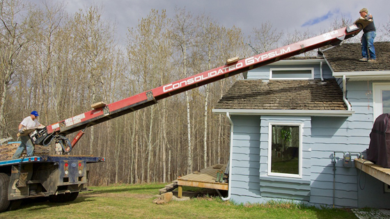 Cleasby Roofing Conveyor