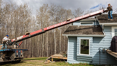 Cleasby Roofing Conveyor